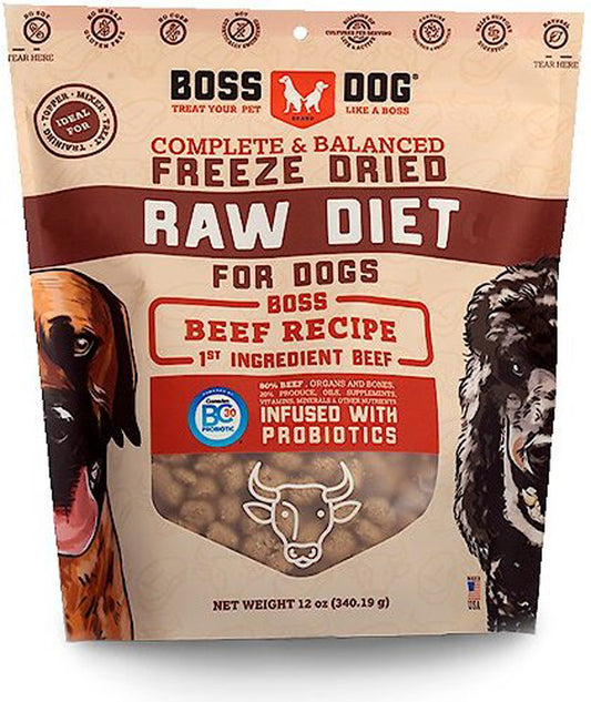 Boss Dog Freeze Dried Diet Complete Beef 12oz
