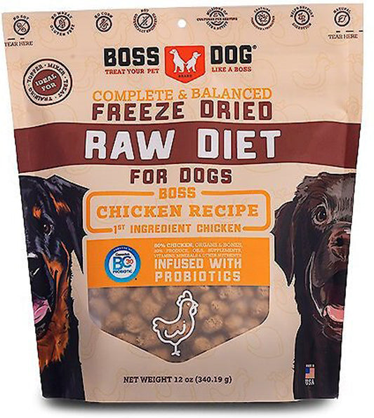 Boss Dog Freeze Dried Diet Complete Chicken 12oz