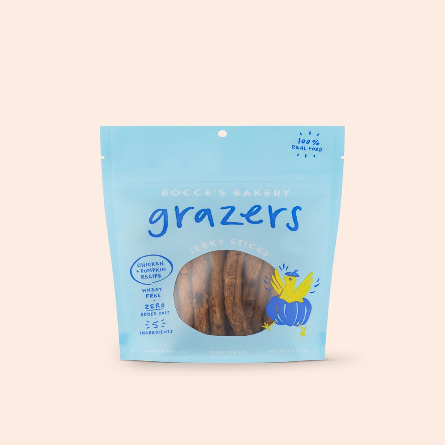 Bocces Dog Grazers Chicken N 4 Oz