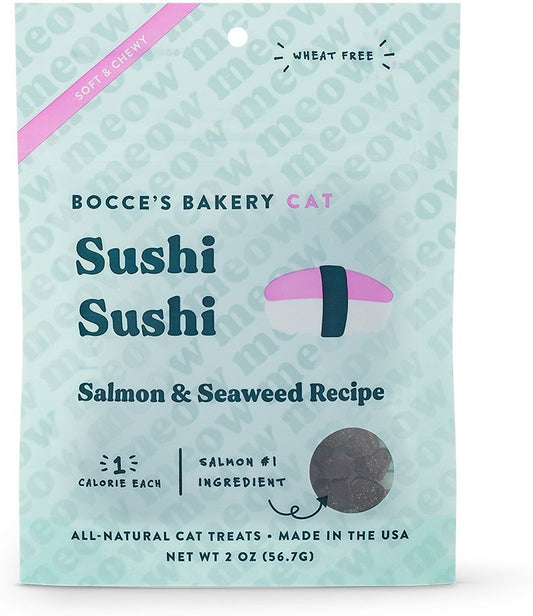 Bocce's Bakery Sushi Sushi Soft & Chewy Cat Treats 2oz.