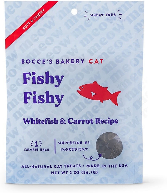 Bocce's Bakery Fishy Fishy Soft & Chewy Cat Treats 2oz.