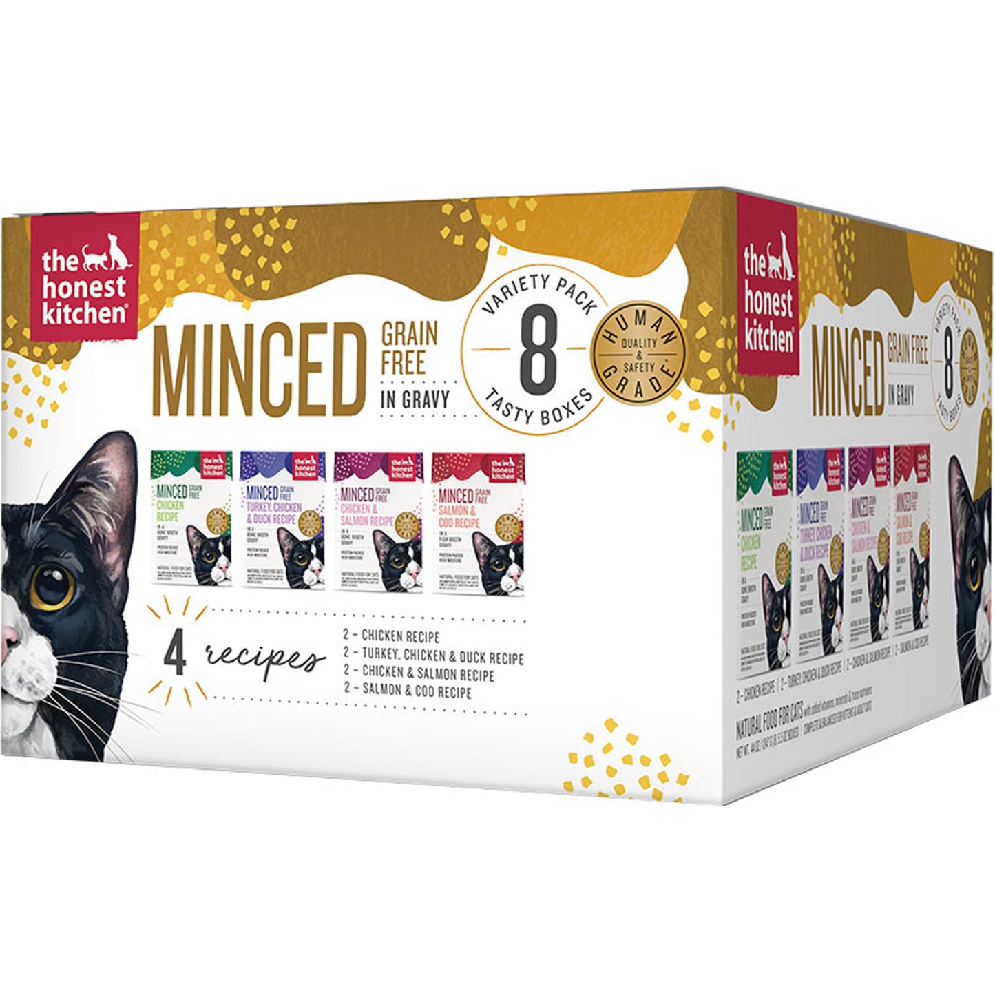 Honest Kitchen Cat Minced 5.5Oz Variety Pack