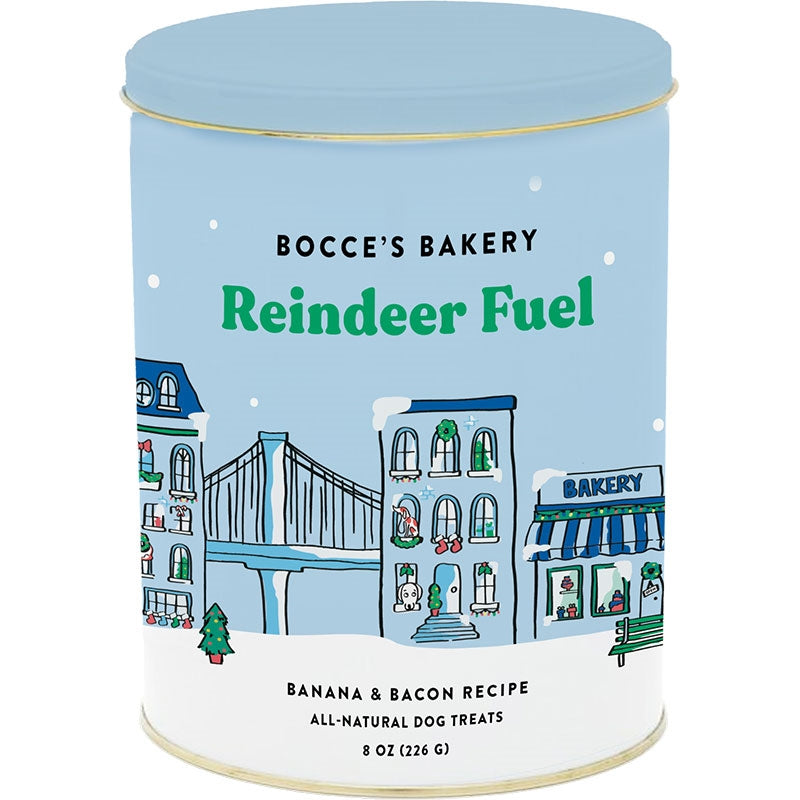 BOCCE'S BAKERY DOG TIN REINDEER 8OZ