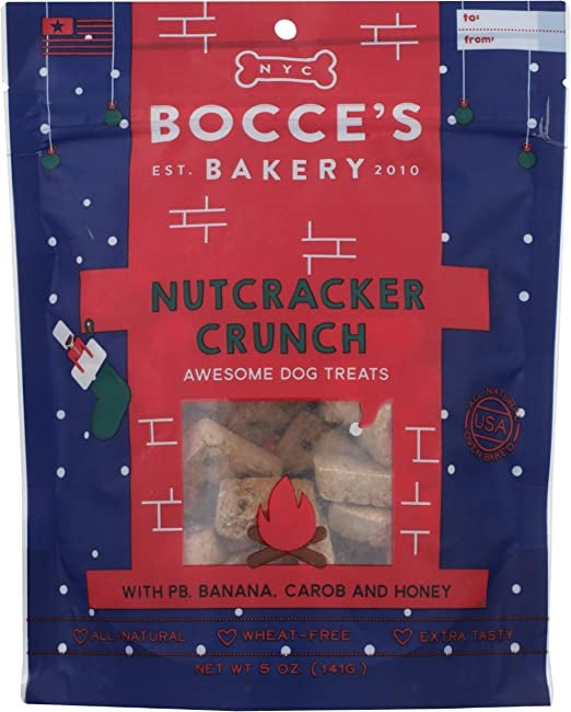 BOCCE'S BAKERY DOG SOFT CHEWY NUTCRACKER 6OZ