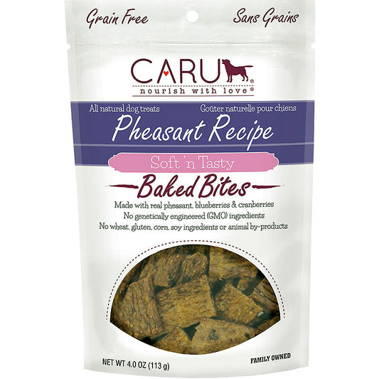 Caru Dog Bites Natural Pheasant 3.75Oz
