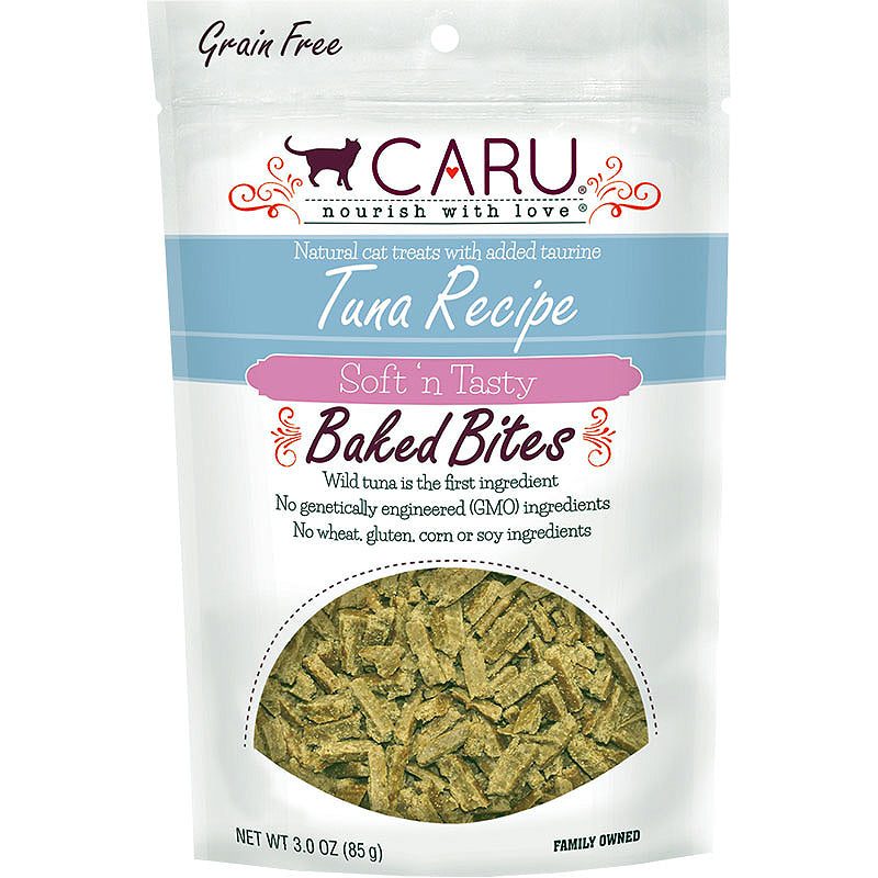 Caru Cat Bites Natural Tuna Recipe 3Oz