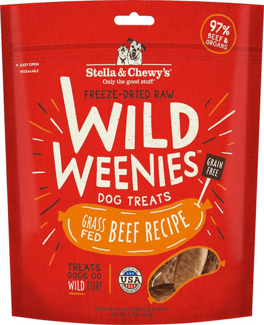 Stella and Chewys Dog Freeze Dried Weenie Beef 11.5 Oz.