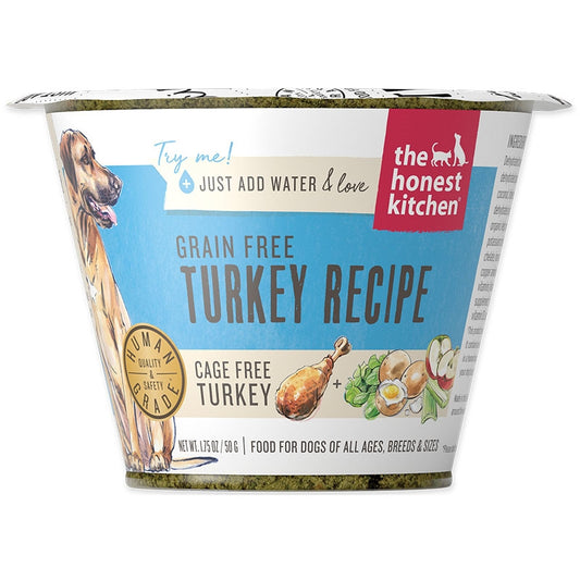 The Honest Kitchen Dog Grain Free Turkey 1.75 Oz. Cup (Case Of 12)