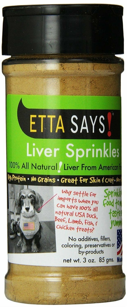 Etta Says! Dog Natural Liver Sprinkle 3 Oz.