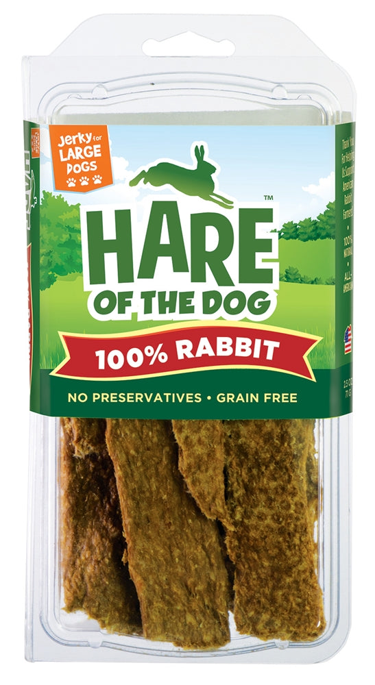 Etta Says! Hare Dog 100% Rabbit Jerky Large 2.5 Oz.