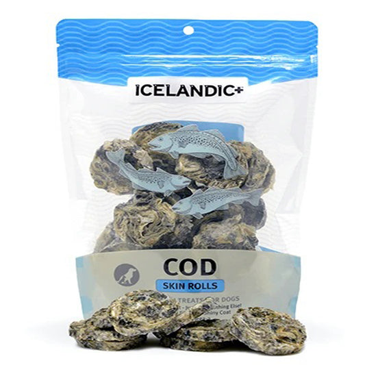 Icelandic+ Cod Skin Rolls Single 3Oz Bag