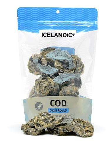 Icelandic+ Cod Skin Rolls (3Oz Bag Case + Free Sample Bag) (Sell As Case 6)