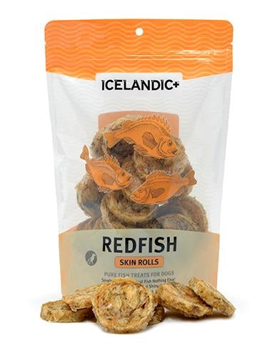 Icelandic+ Redfish Skin Rolls (3Oz Bag Case + Free Sample Bag) (Sell As Case 6)