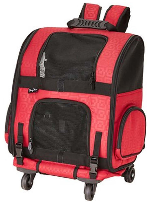 Gen7Pets Roller-Carrier Geometric Red Geometric Medium