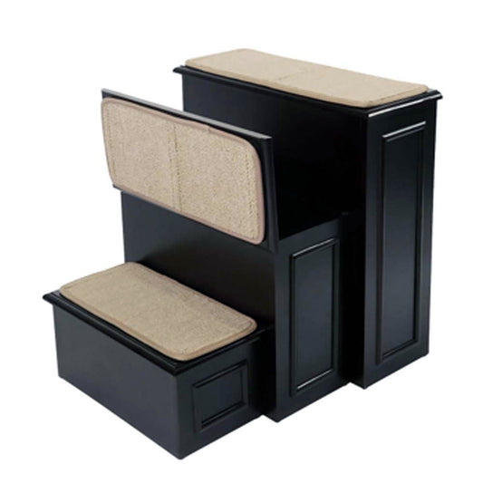 Gen7Pets Deluxe Wood 3 Step Conversion Steps Espresso One Size