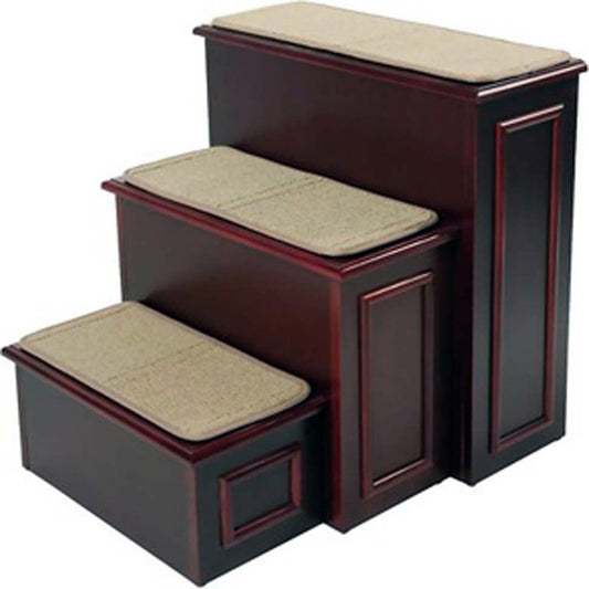 Gen7Pets Deluxe Wood 3 Step Conversion Steps Cherry One Size