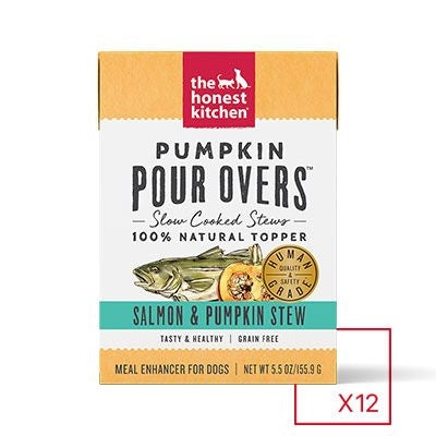 The Honest Kitchen Dog Pour Salmon Pumpkin 5.5 Oz. (Case Of 12)