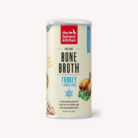 The Honest Kitchen Dog and Cat Instant Bone Broth Turkey 3.6O