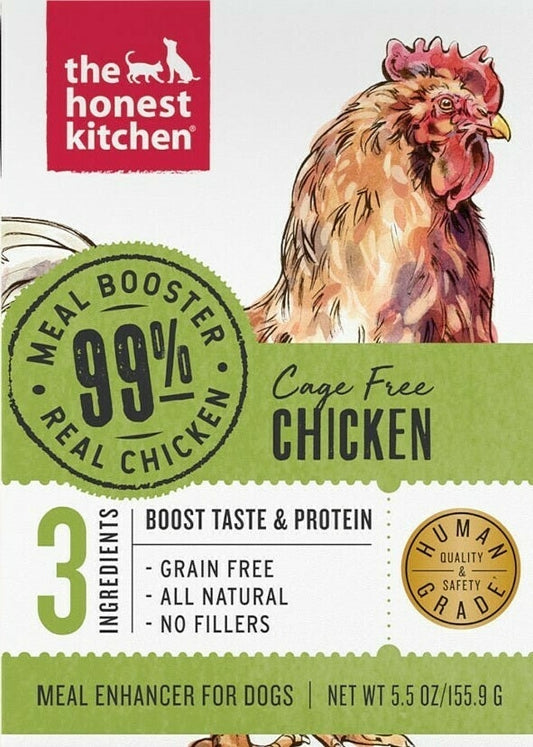 The Honest Kitchen Dog 99% Chicken Meal Booster Wet Dog Food 5.5 Oz. Carton