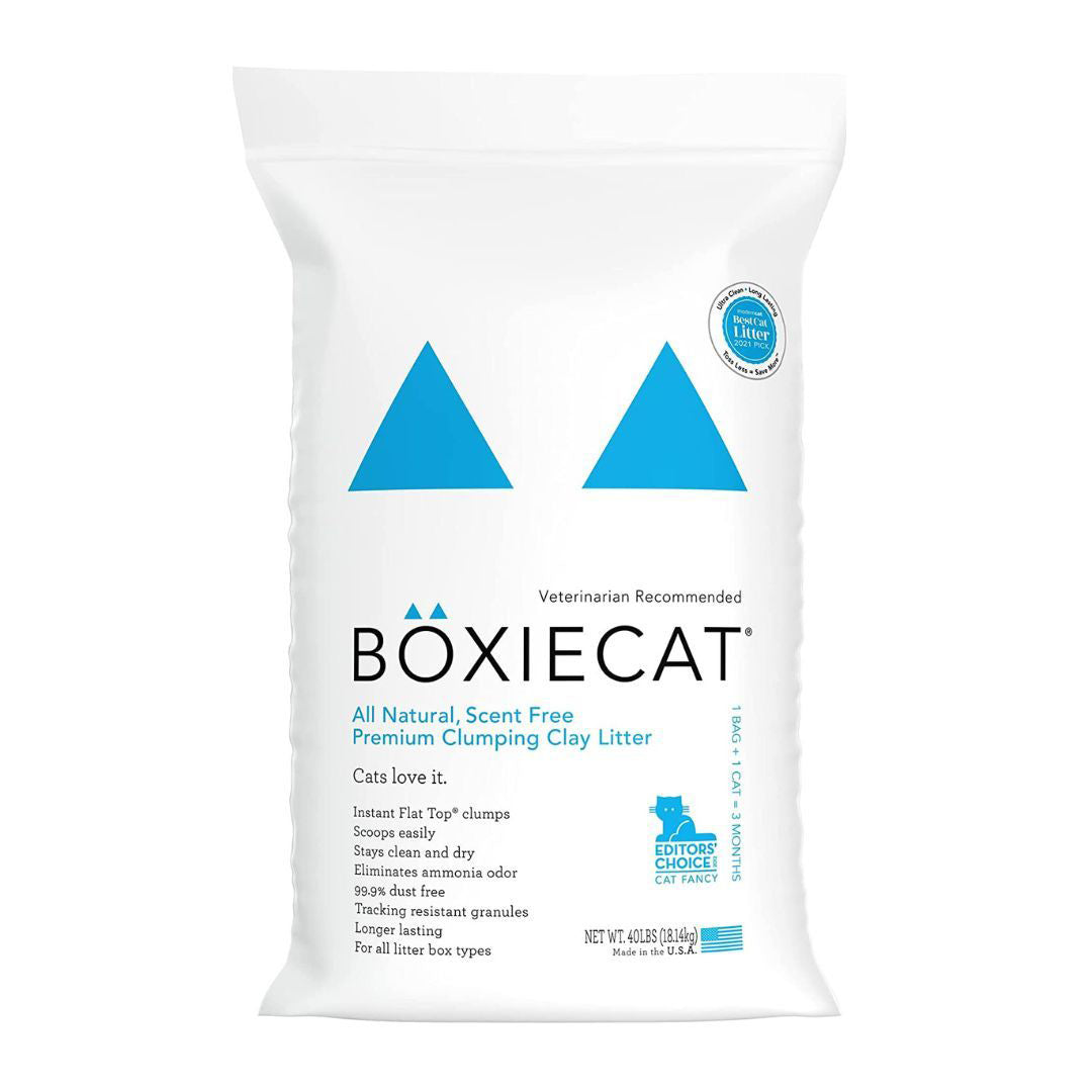 Boxiecat Clay Scent-Free Litter 40Lb