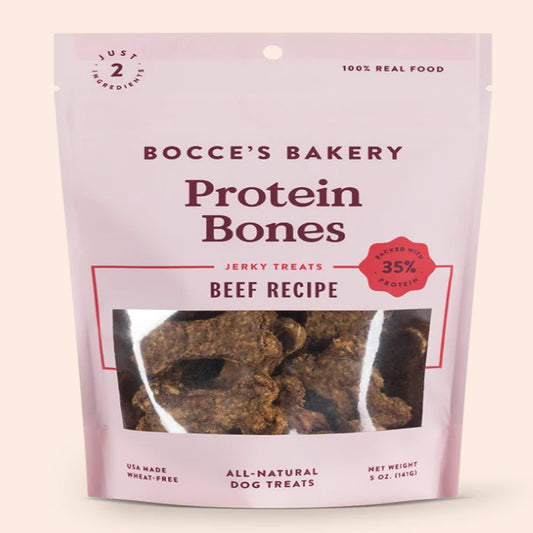 Bocces Bakery Dog Protein Beef Bones 5Oz.