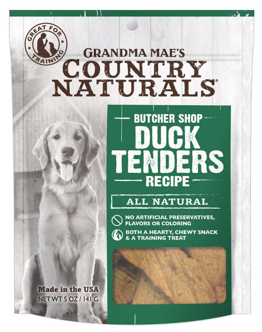 Grandma Mae's Country Naturals Duck Tenders Dog Treats 5 oz