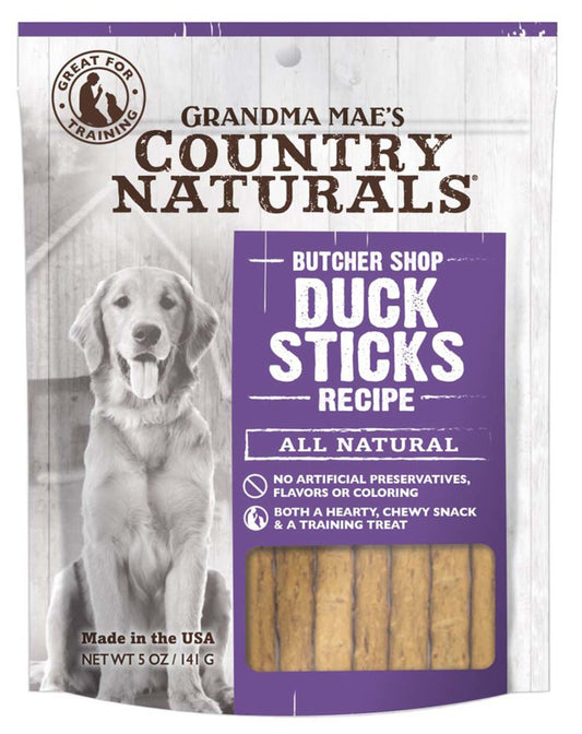 Grandma Mae's Country Naturals Duck Sticks Dog Treats 5 oz