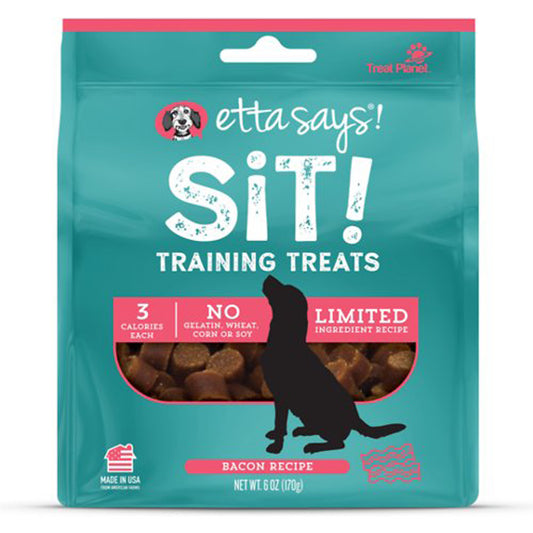 Etta Says Sit! Training Treats Bacon Recipe, Wt 6Oz