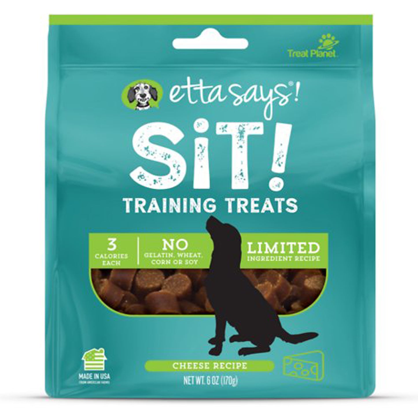 Etta Says Sit! Training Treats Cheese Recipe, Wt 6Oz