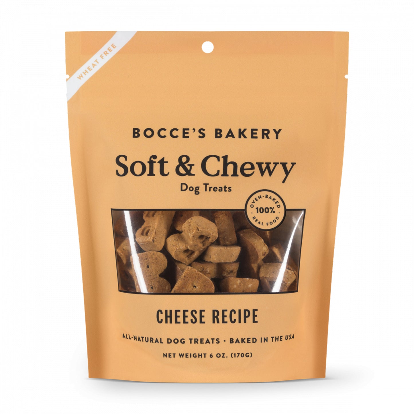 Bocces Bakery Dog Soft and Chewy Cheese 6Oz.