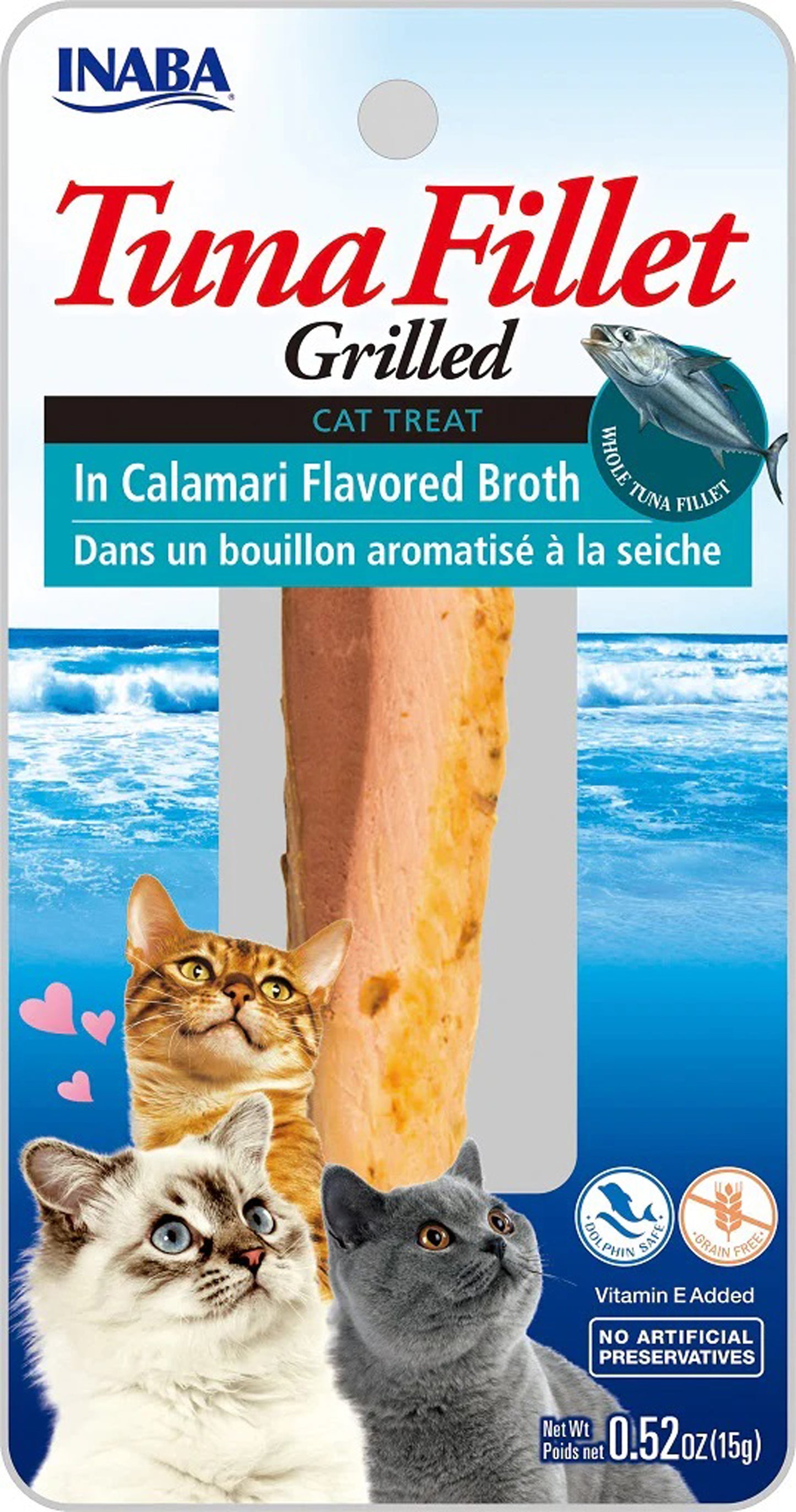 Inaba Cat Grill Fil Tuna /Tuna Broth 0.5Oz/6Ct