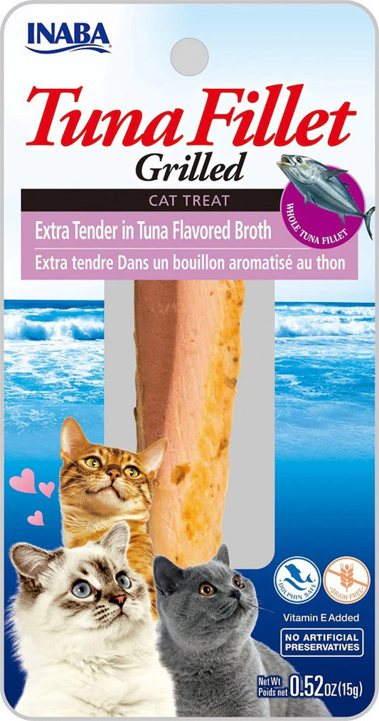 Inaba Cat Grill Fil Xtnder Tuna/Tuna Broth 0.5Oz/6Ct