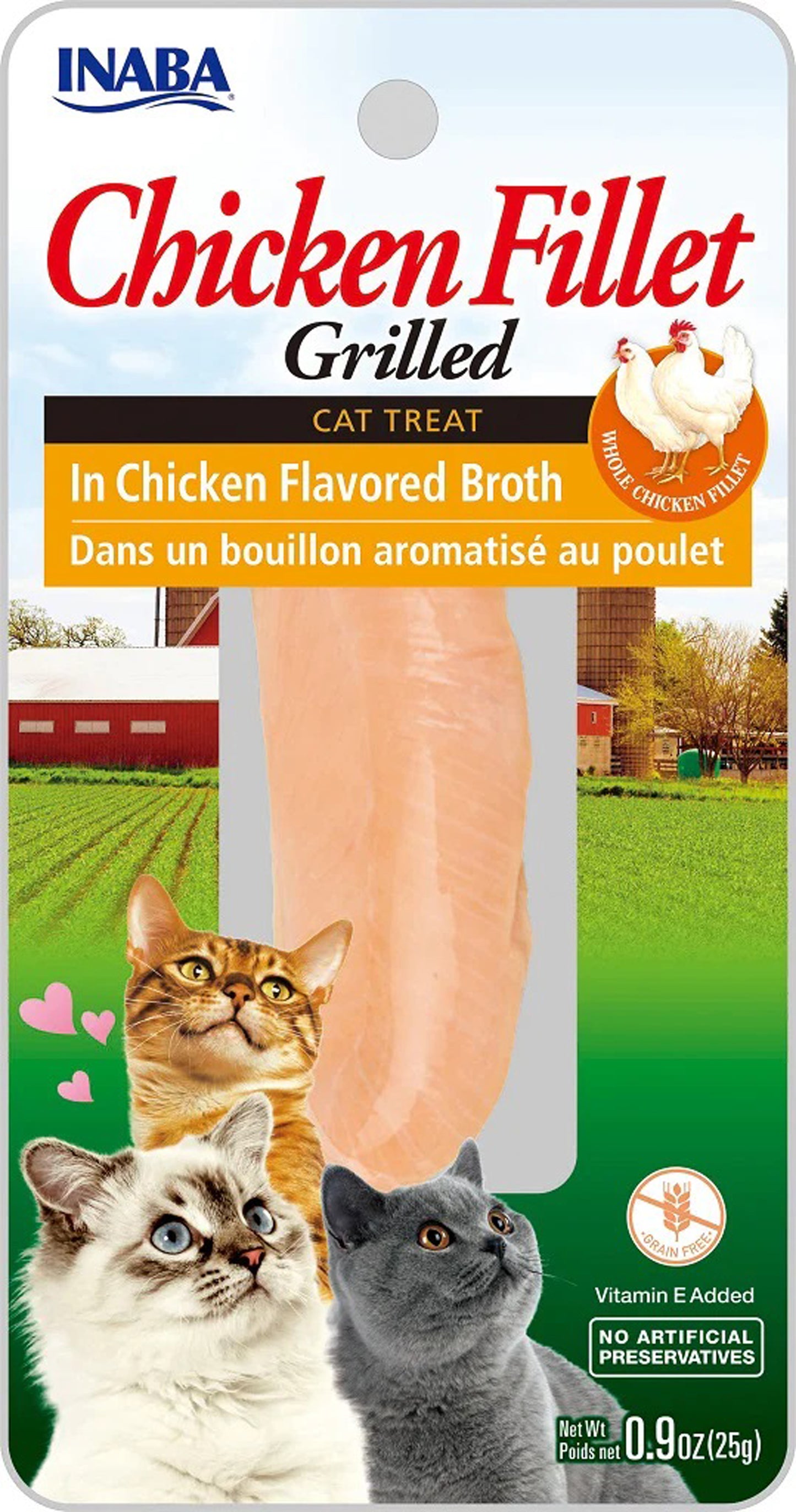 Inaba Cat Grill Fil Chickn/Chknbroth 0.9Oz/6Ct