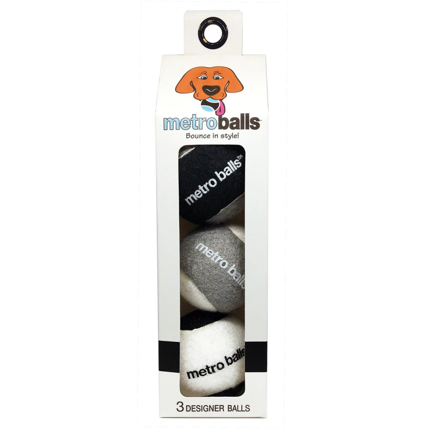 Metro Paws Metro Balls Black 3Ct