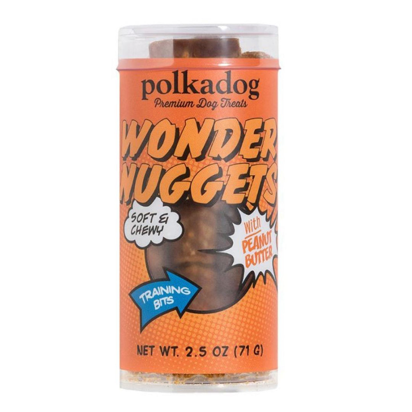 Polka Dog Wonder Nuggets Peanut Butter Mini 2.5Oz