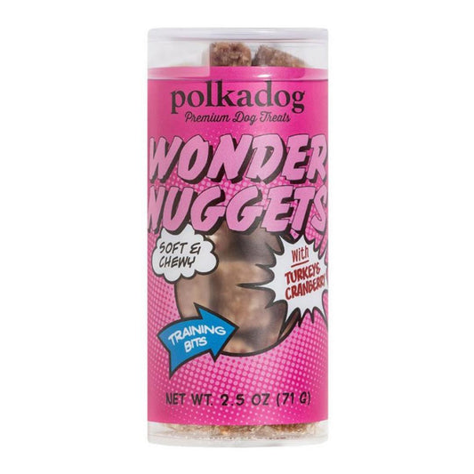 Polka Dog Wonder Nuggets Turkey Cranberry Mini 2.5Oz