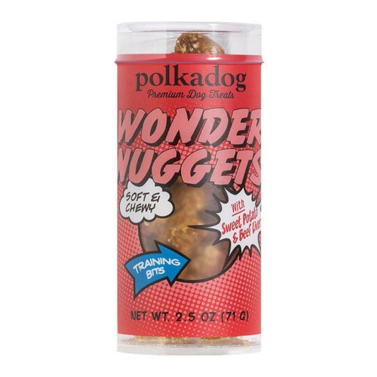 Polka Dog Wonder Nuggets Beef Sweet Potato Mini 2.5Oz