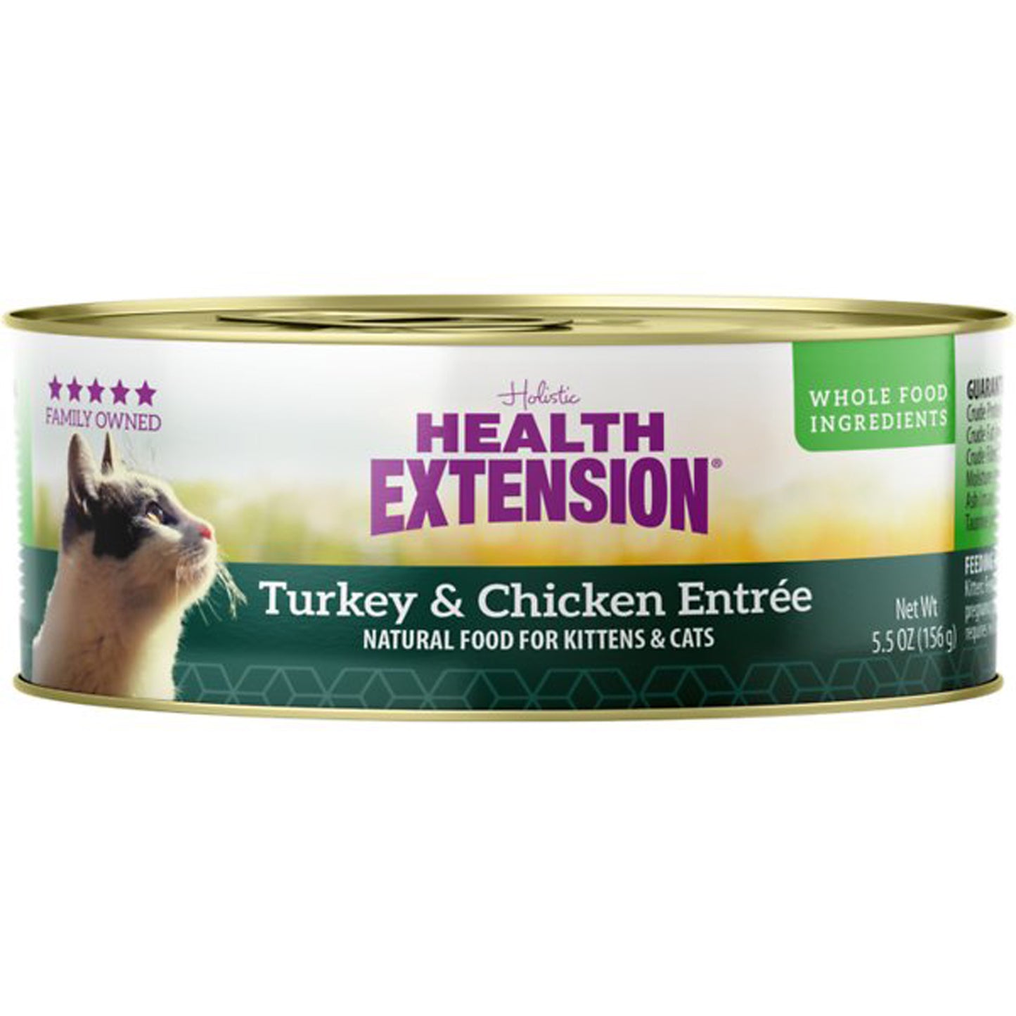 Health Extension Turkey & Chicken Entree Cat Food 5.5oz (Case of 24)