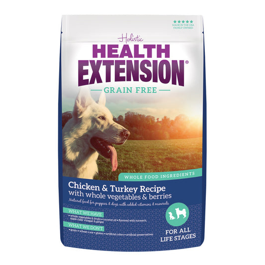 Health Extension Grain Free ~ Chicken & Turkey 4lb