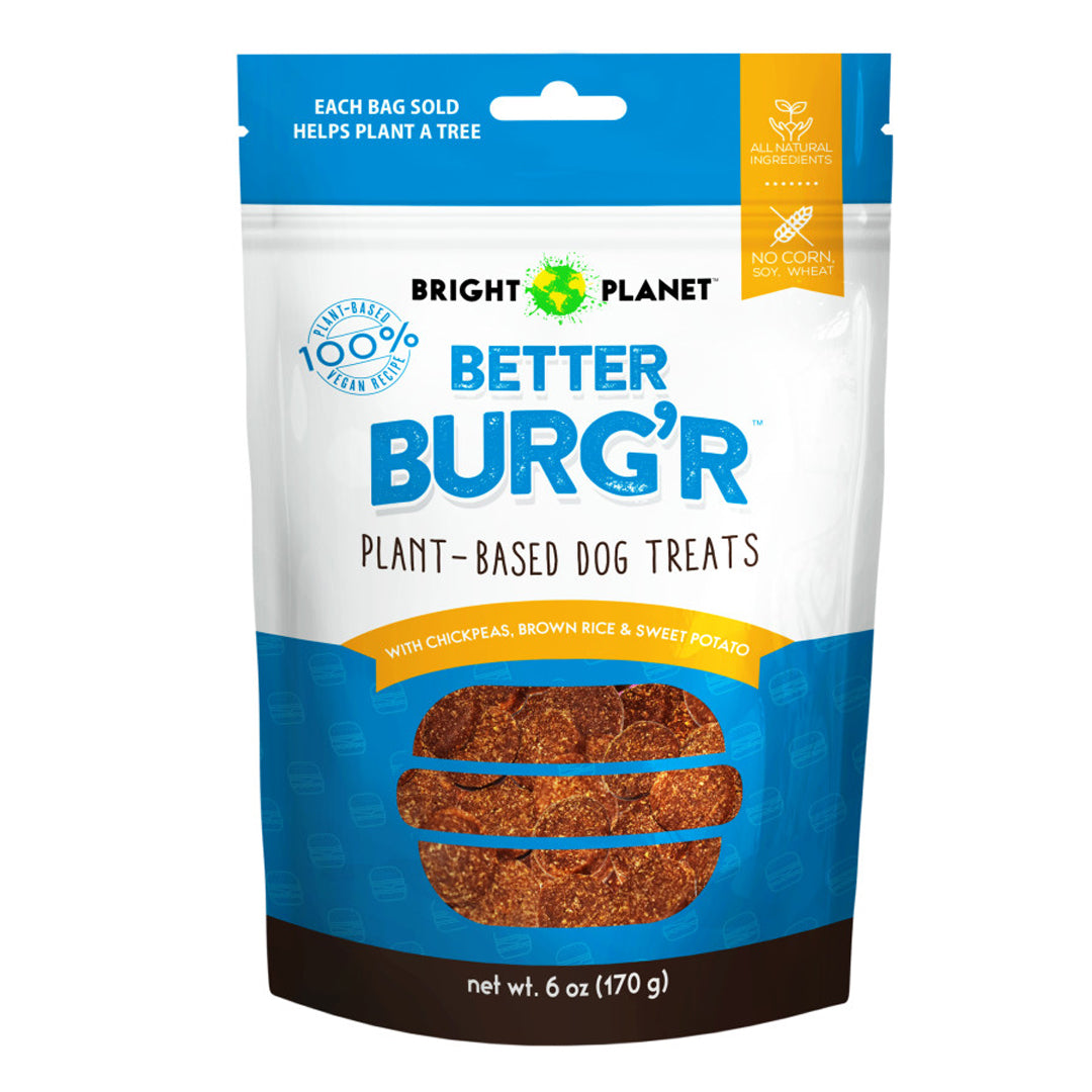 Bright Planet Pet Better Burg'r Dog Treat 1ea/6 oz