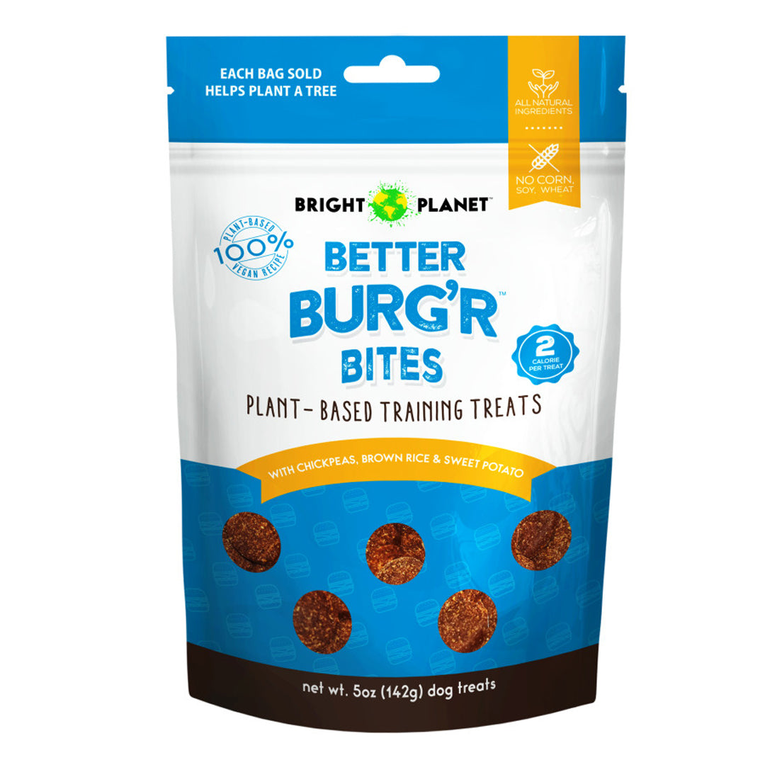 Bright Planet Pet Better Burg'r Bites Dog Treat 1ea/5 oz