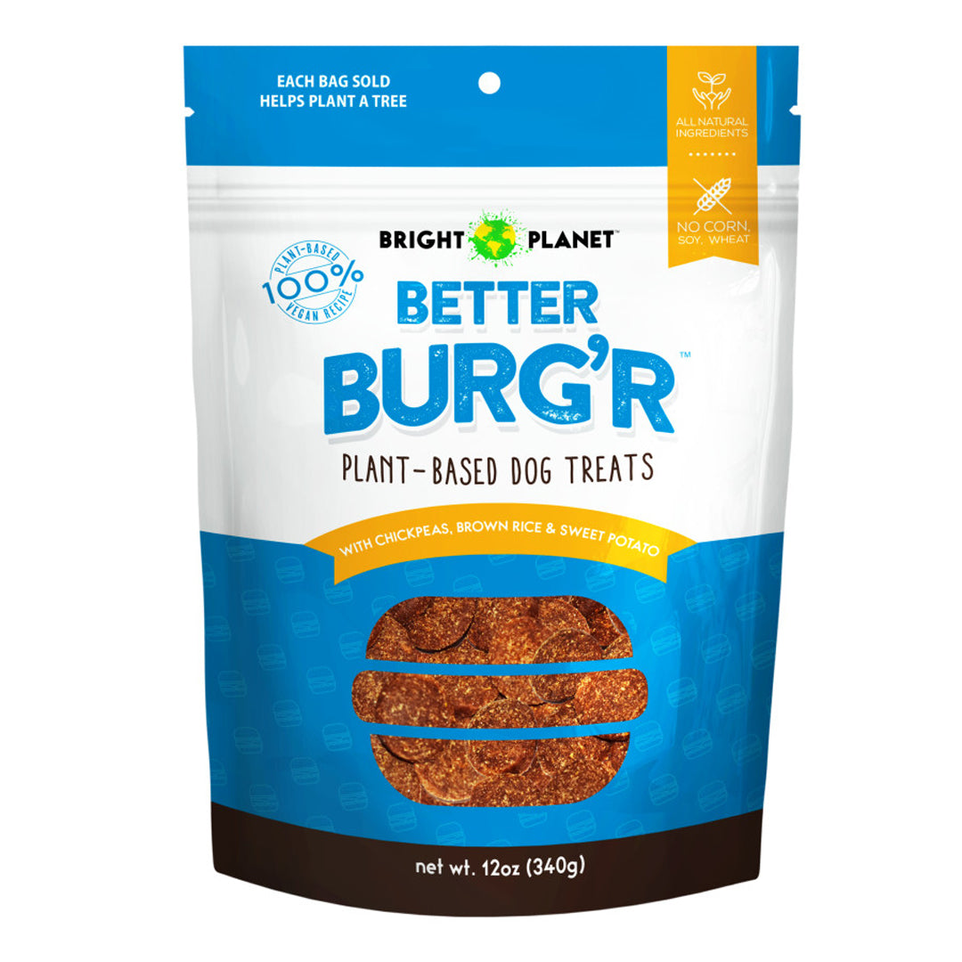 Bright Planet Pet Better Burg'r Dog Treat 1ea/12 oz