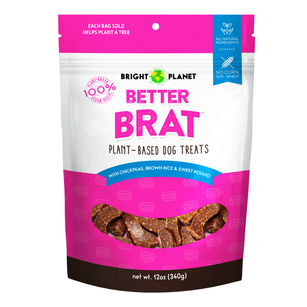 Bright Planet Pet Better Brat Dog Treat 1ea/12 oz