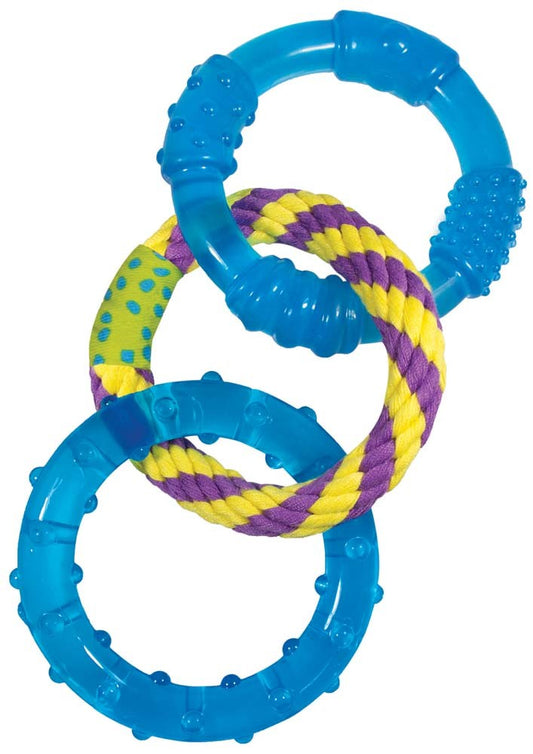 Petstages Orka Dental Links Dog Chew Toy Multi-Color