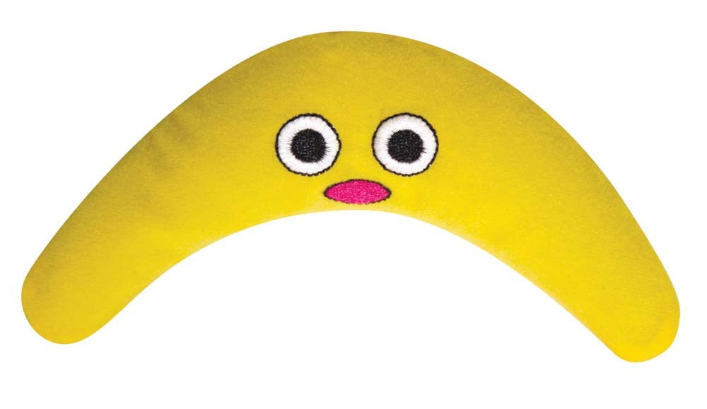 Petstages Green Magic Boomerang Buddy Catnip Toy Yellow One Size