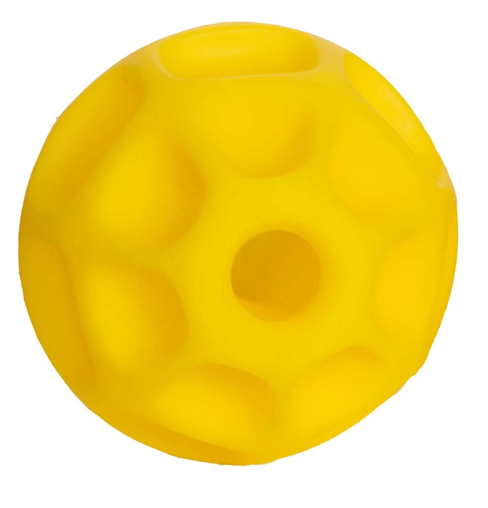 Starmark Treat Dispensing Tetraflex Dog Toy Yellow, 1ea/LG