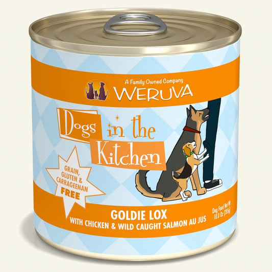 Dogs In The Kitchen Goldie Lox with Chicken & Wild-Caught Salmon Au Jus 10oz. (Case Of 12)