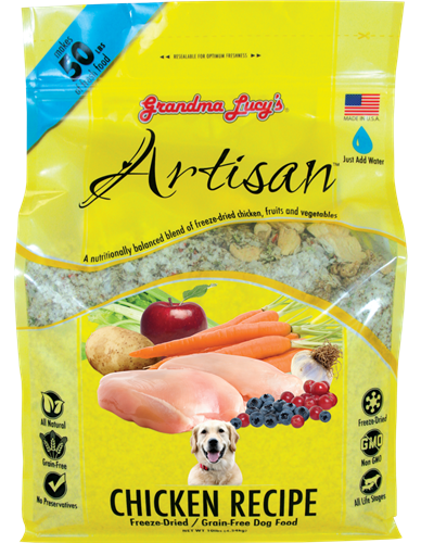 Grandma Lucys Dog Artisian Grain Free Chicken 10 Lbs.