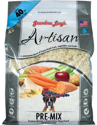 Grandma Lucys Dog Artisian Grain Free Pre-Mix 8 Lbs.