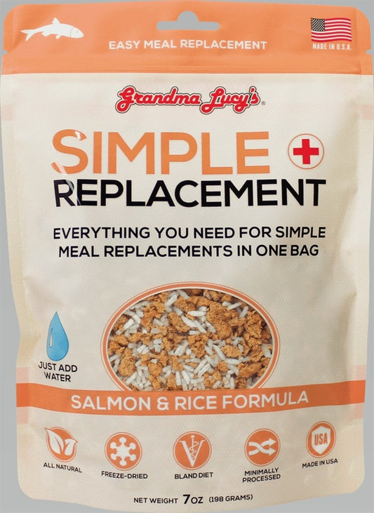 Grandma Lucys Dog Freeze Dried Simple Replacement Salmon 7 Oz